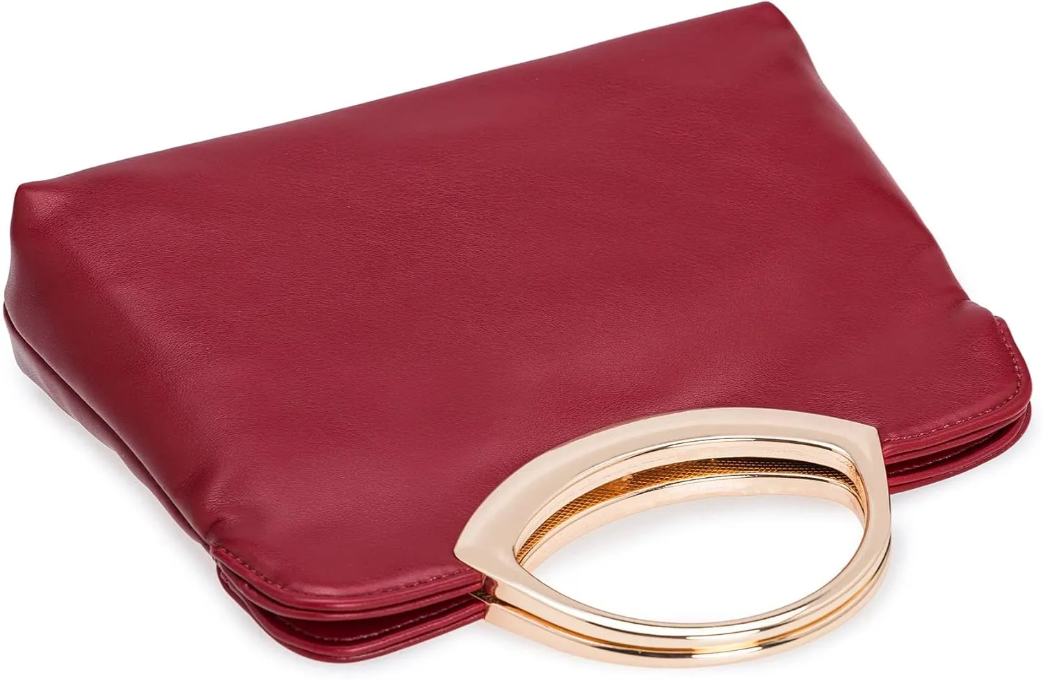 Stylish PU leather Small Prom Handbag Formal Women Party Clutch Dressy Wedding Purse