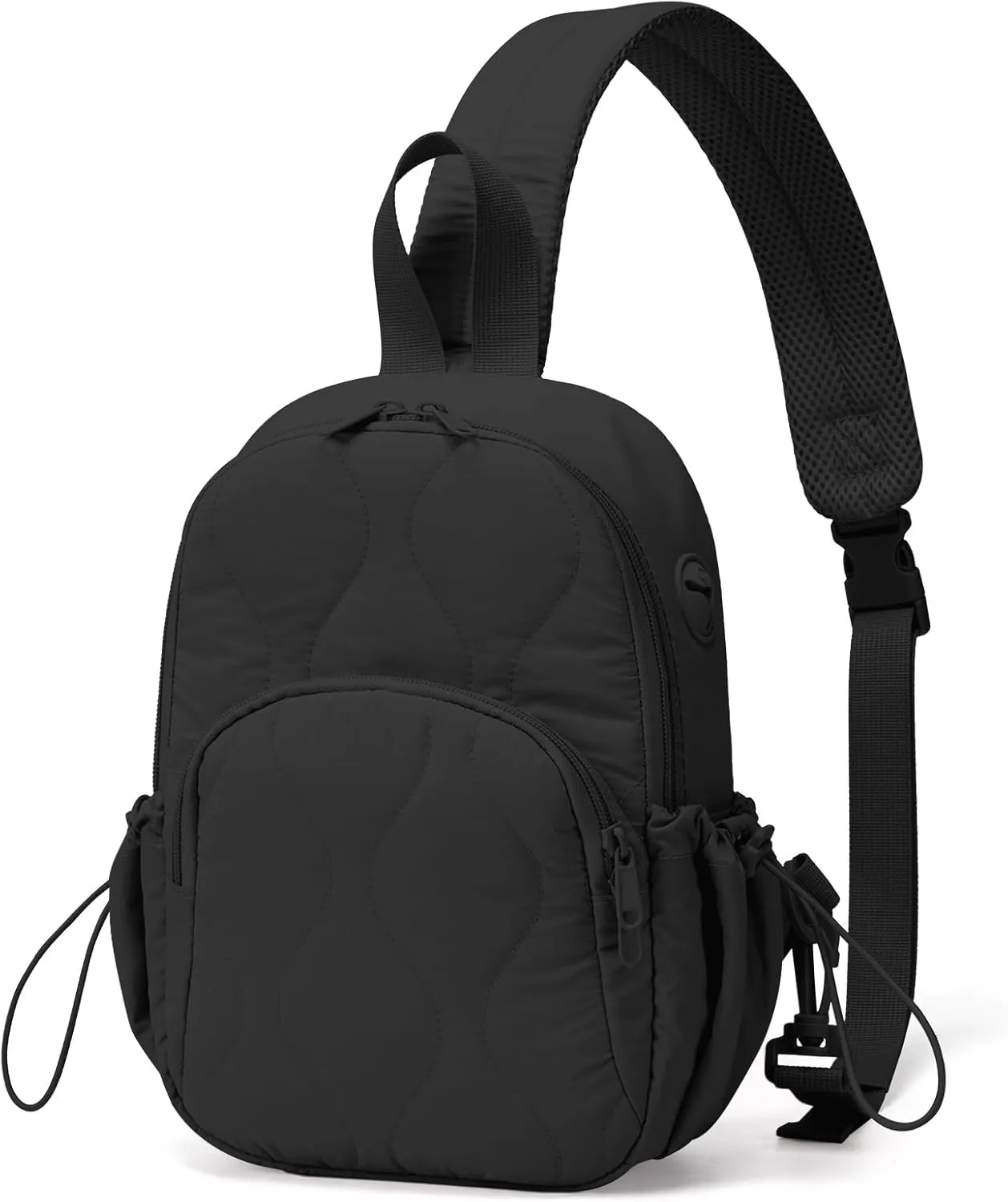 Stylish Sling Bag for Women – Versatile Crossbody Backpack with Adjustable Strap, Lightweight Shoulder Bag for Travel, Hiking & Sports(Black-Small)