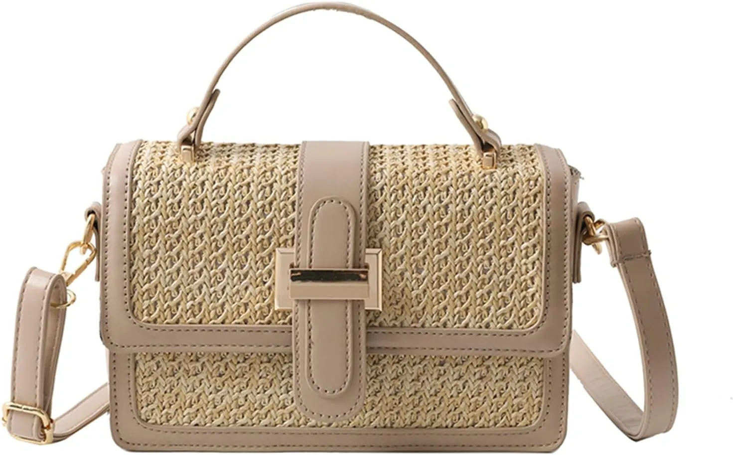 Summer Trendy Straw Purses Woven Straw Crossbody Handbags for Women Vacation