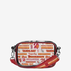 Tampa Bay Buccaneers Repeat Retro Print Clear Crossbody Bag