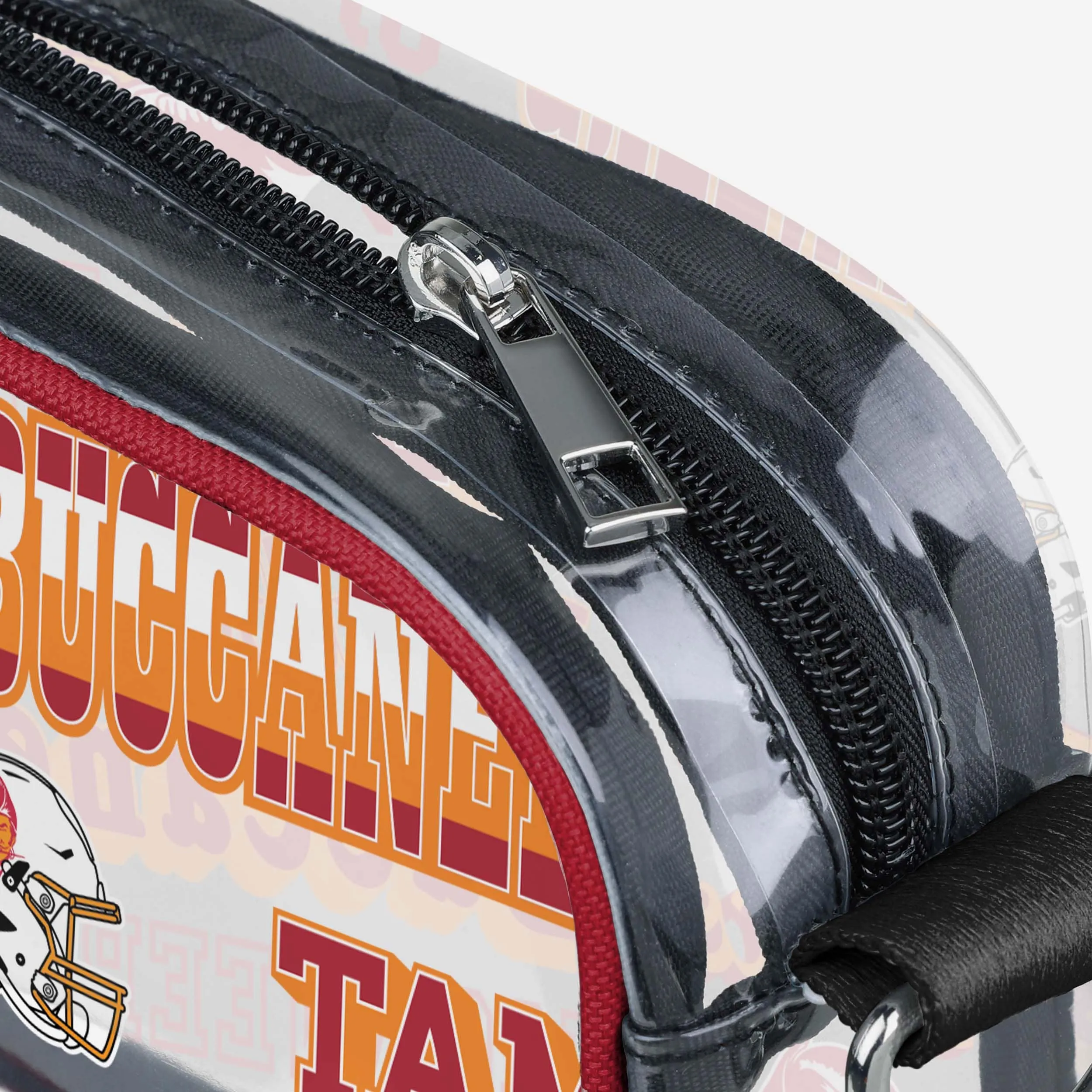 Tampa Bay Buccaneers Repeat Retro Print Clear Crossbody Bag