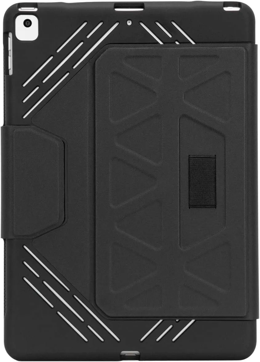 Targus Pro-Tek Tablet Case for iPad (7th gen) 10.2-inch, iPad Air 10.5-inch, and iPad Pro 10.5-inch, Black (THZ852GL)