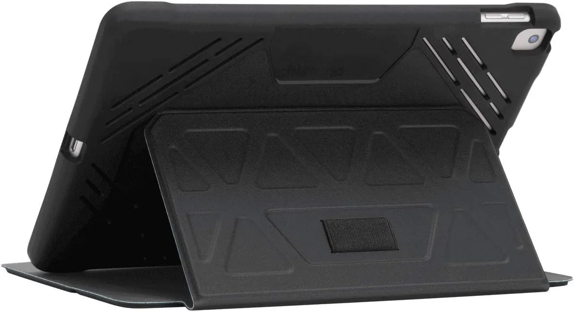 Targus Pro-Tek Tablet Case for iPad (7th gen) 10.2-inch, iPad Air 10.5-inch, and iPad Pro 10.5-inch, Black (THZ852GL)