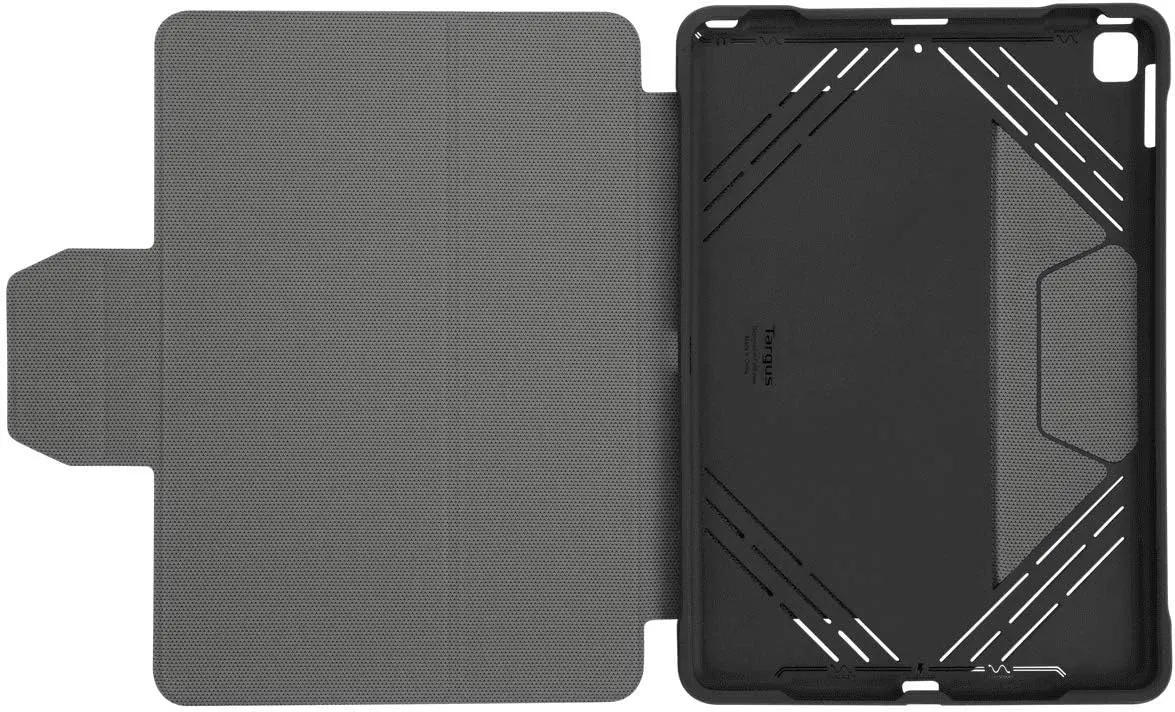 Targus Pro-Tek Tablet Case for iPad (7th gen) 10.2-inch, iPad Air 10.5-inch, and iPad Pro 10.5-inch, Black (THZ852GL)