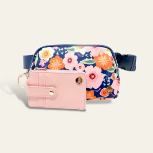 The Darling Effect - All You Need Belt Bag   Wallet - Bright & Bloomy Print