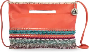 The Sak Linden Convertible Crossbody Bag in Crochet, Adjustable Multi Use Strap