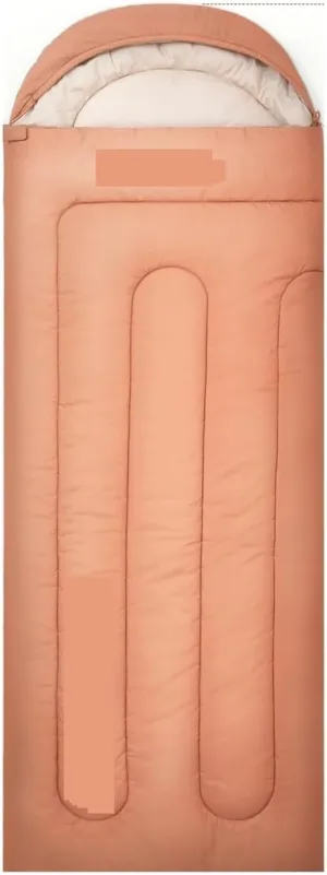 Thickened Adult Sleeping Bag - Portable Outdoor Camping Quilt for Winter & Cold Weather - Spliceable for Double Use