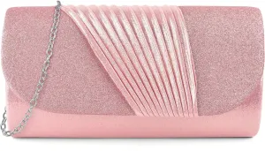 TINDTOP Evening Clutch Purses for Women Handbags for Formal Wedding Party Cocktail Prom Crossbody Shoulder Envelope Bag