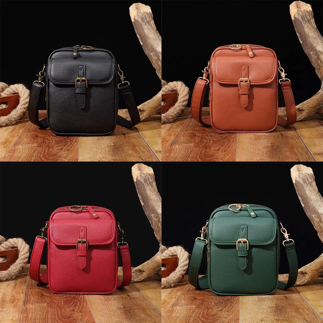 Tojoyride Crossbody Bag, Urvashi Crossbody Bag, Small Crossbody Bags for Women with 10 Rfid Shielding Compartments