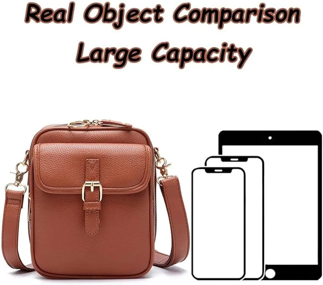 Tojoyride Crossbody Bag, Urvashi Crossbody Bag, Small Crossbody Bags for Women with 10 Rfid Shielding Compartments