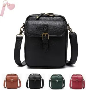 Tojoyride Crossbody Bag, Urvashi Crossbody Bag with 10 Rfid Shielding Compartments, Vintage Anti Theft Purse