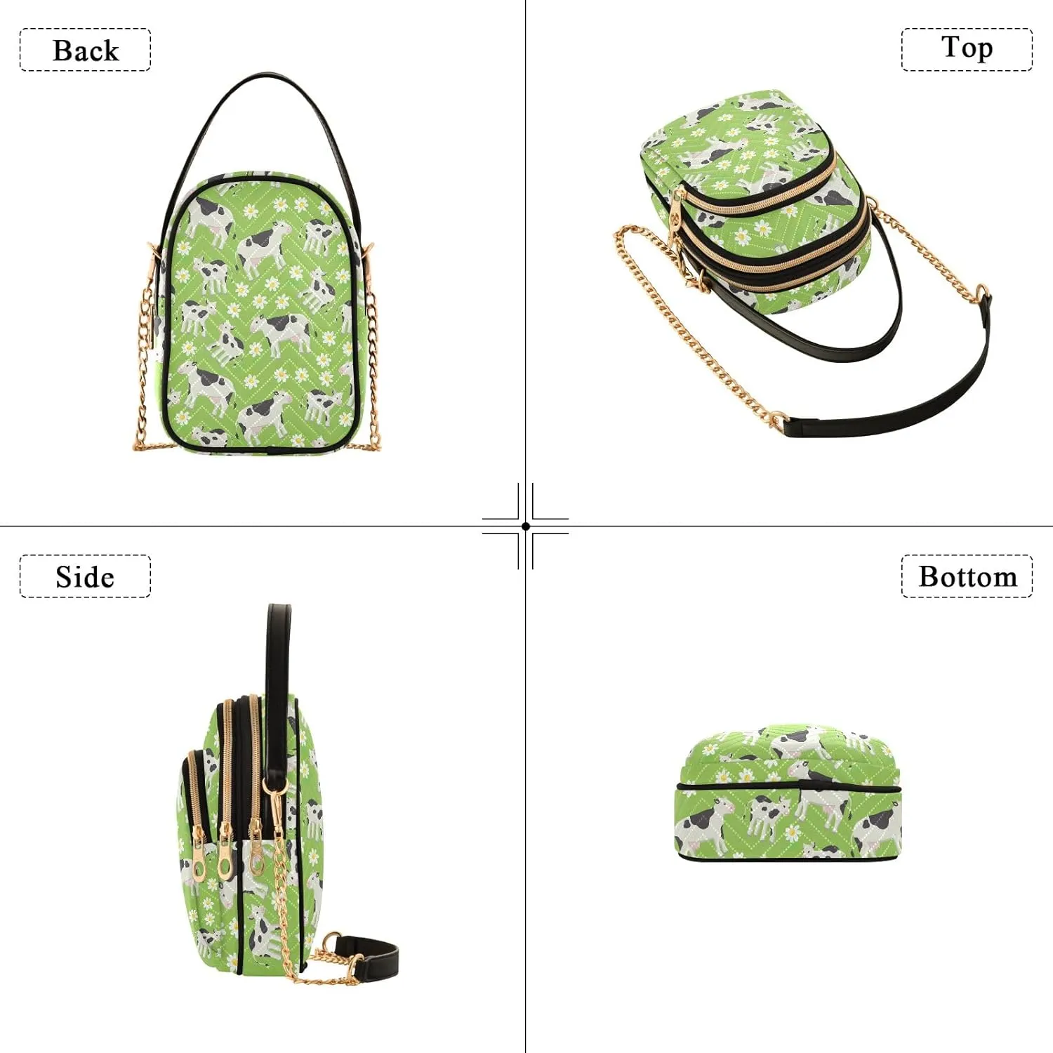 Top View of Beach with Sand Handbags for Women Crossbody Bag Shoulder Handbags