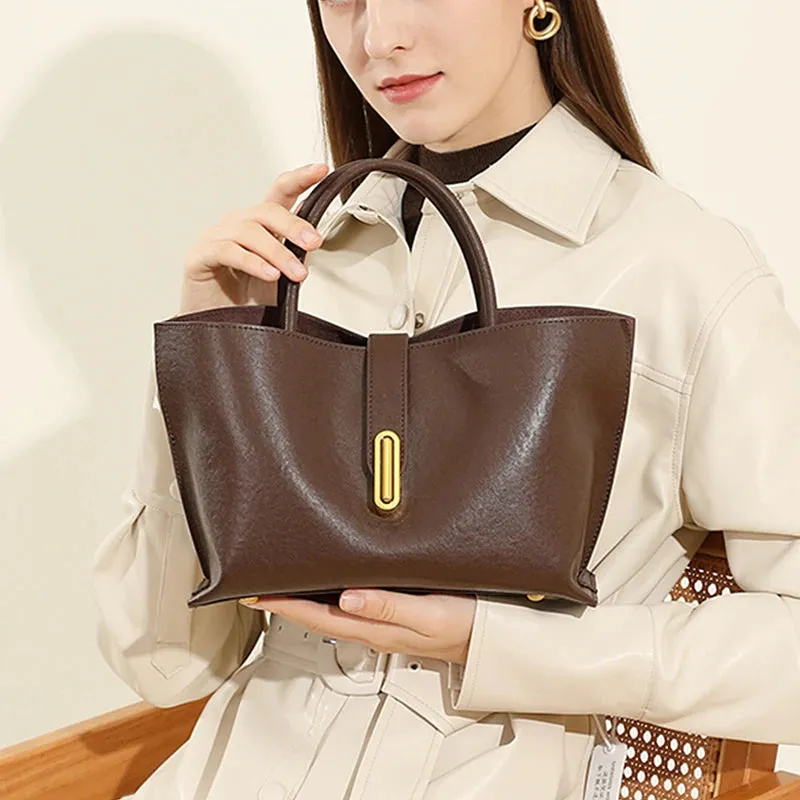 Toptrends Vintage Genuine Leather Shoulder Bags