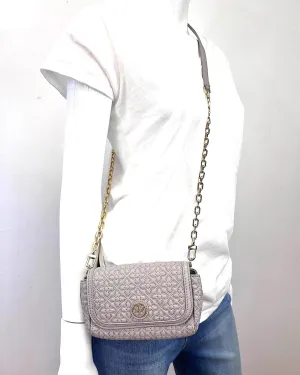 TORY BURCH CHAIN LINK LEATHER SHOULDER