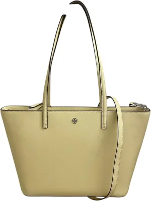 Tory Burch Emerson Top Zip Tote Detachable Crossbody Strap