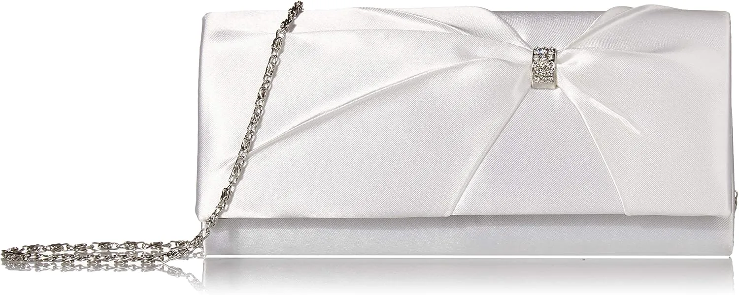 Touch Ups Clutch Handbag, White