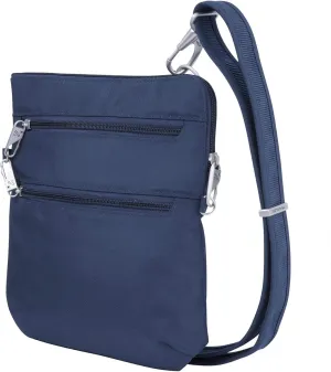 Travelon Anti-theft Classic Slim Double Zip Crossbody