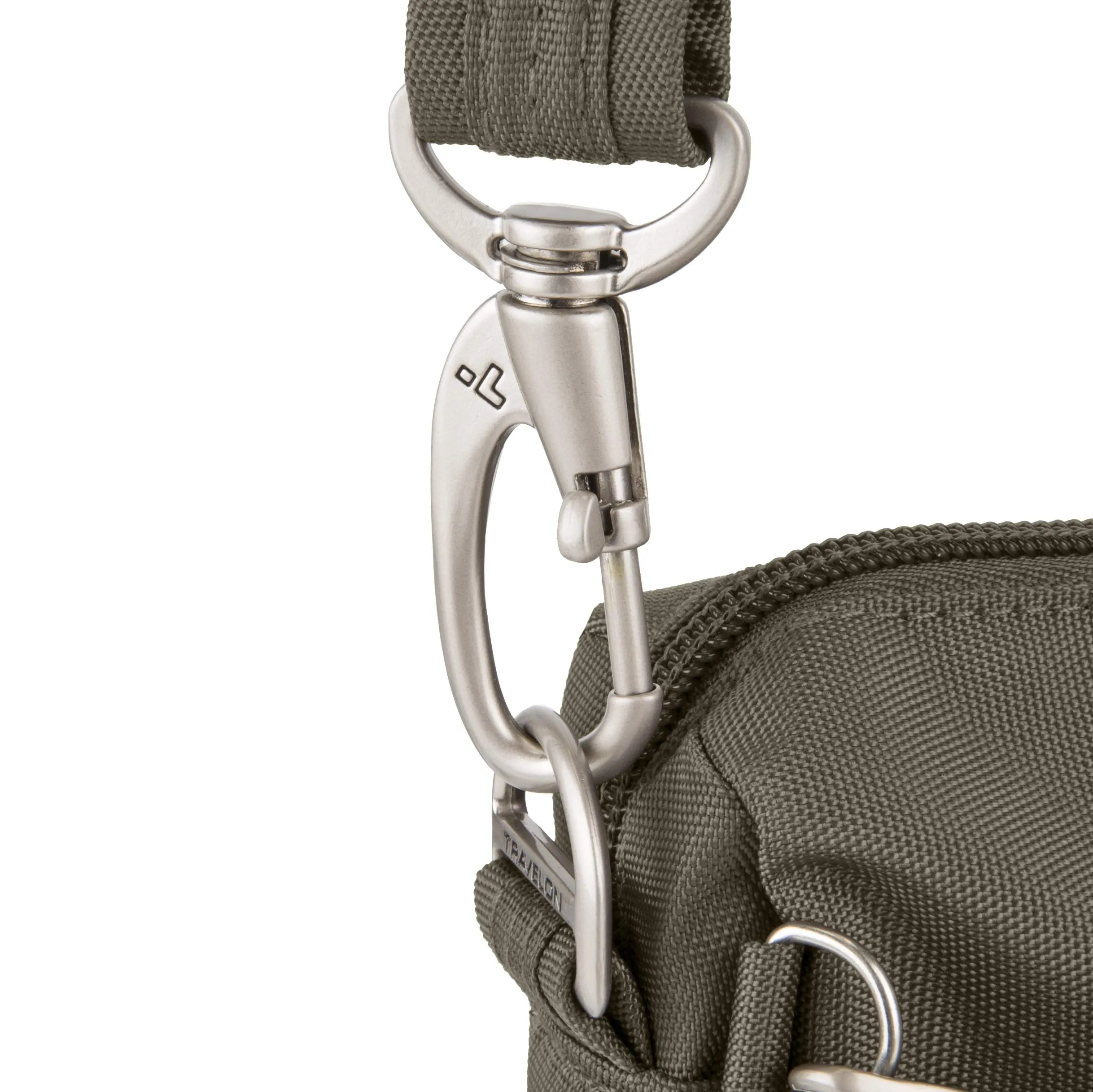 Travelon Anti-Theft Classic Small E/w Crossbody Bag (Dark Grey/Grey Lining)