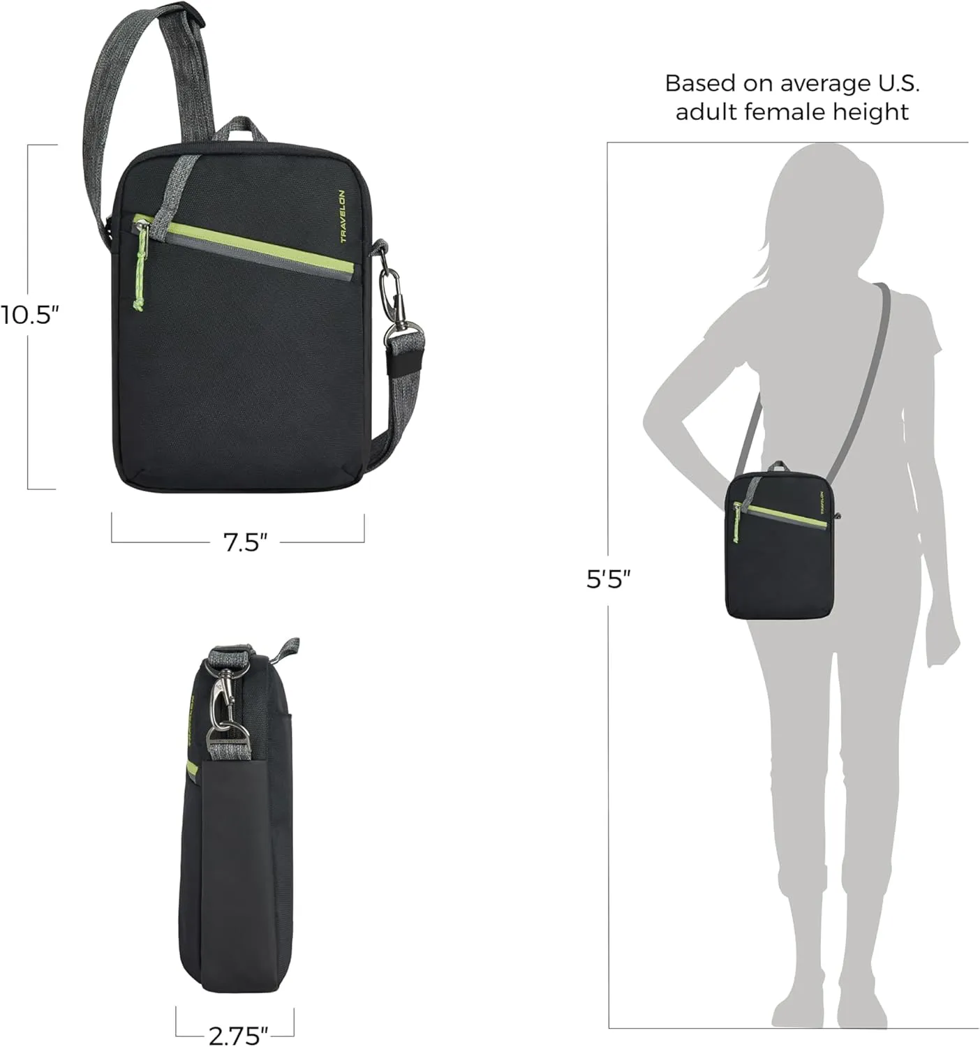Travelon Anti-Theft Greenlander Small Crossbody