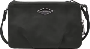 Travelon Anti-Theft Parkview Double Zip Crossbody Clutch