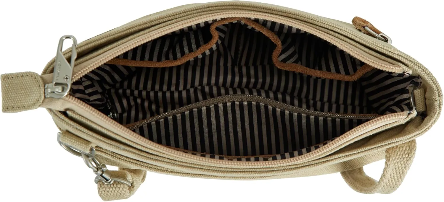 Travelon Women's Anti-Theft Heritage Small Crossbody Cross Body Bag