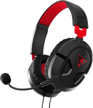 Turtle Beach Recon 50 Wired Gaming Headset - PC, Mac, PS4, PS5, Xbox Series X|S & Xbox One, & Mobile/Tablet with 3.5mm Removable Mic, 40mm Speakers, & In-line Controls – Black