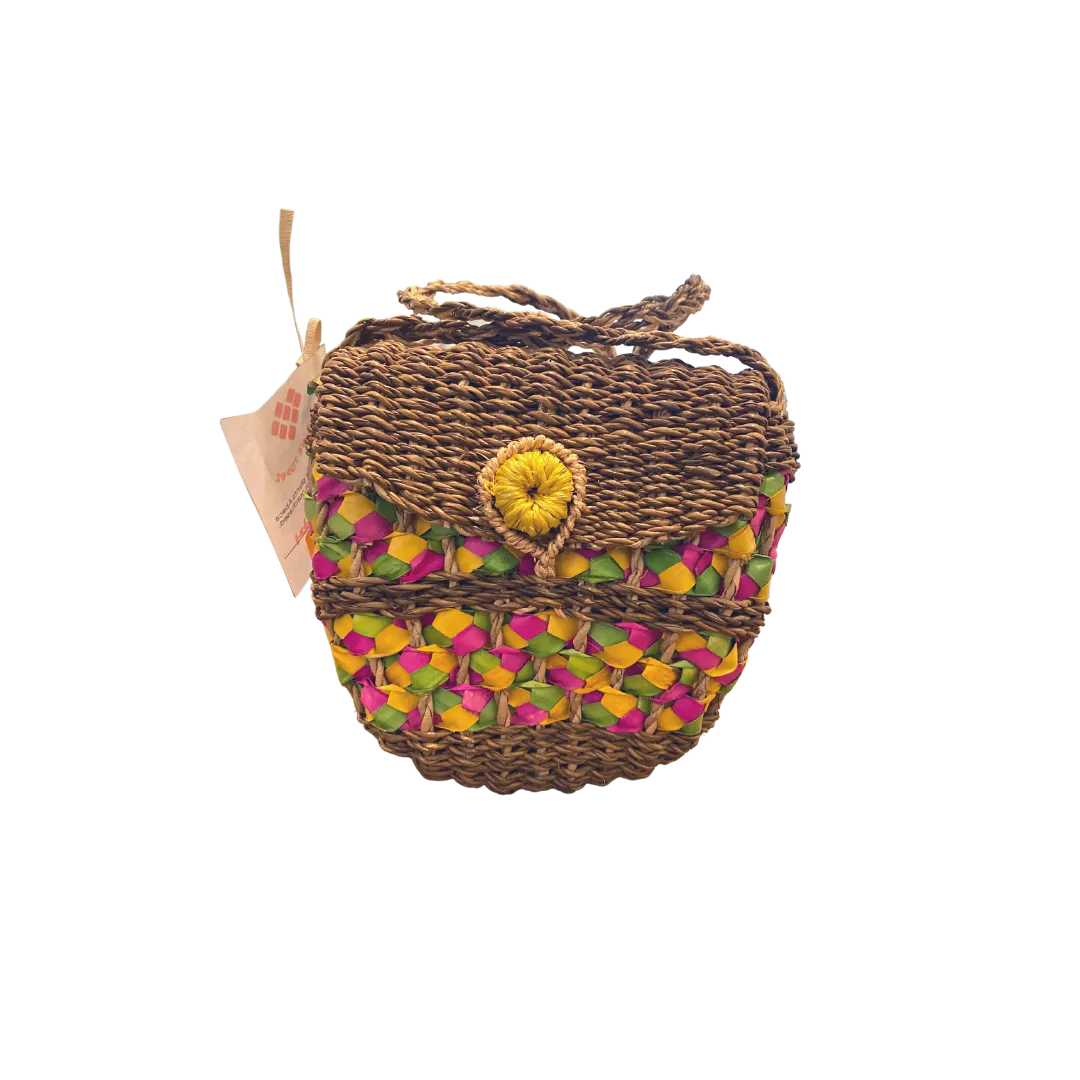 Twelve Topaz Small Colored Buri Bag