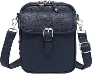 Urvashi Crossbody Leather Bag,Urvashi Crossbody Bag,Anti Theft Shoulder Bags,Large Capacity with 10 Card Slots