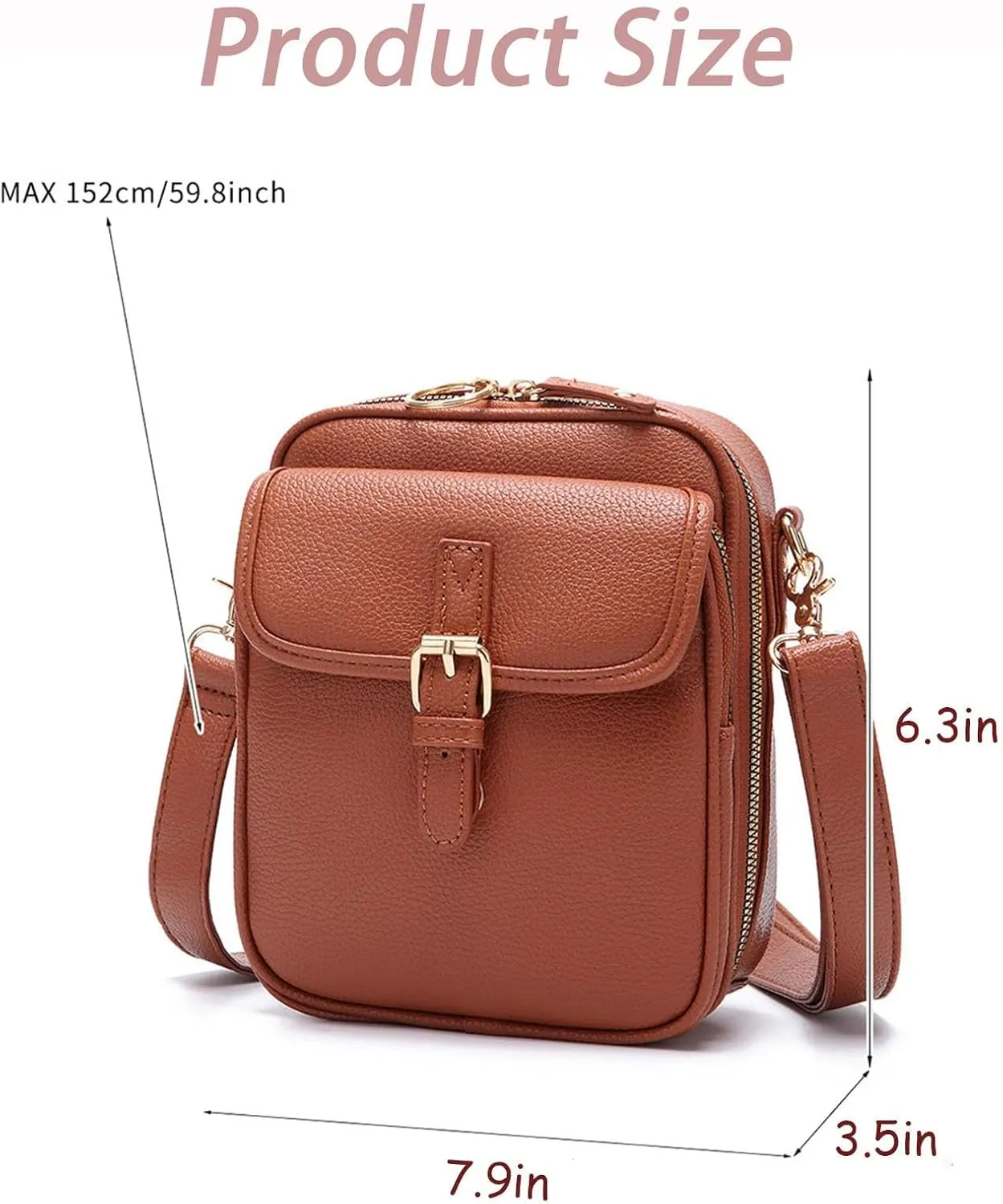 Urvashi Crossbody Leather Bag,Urvashi Crossbody Bag,Anti Theft Shoulder Bags,Large Capacity with 10 Card Slots