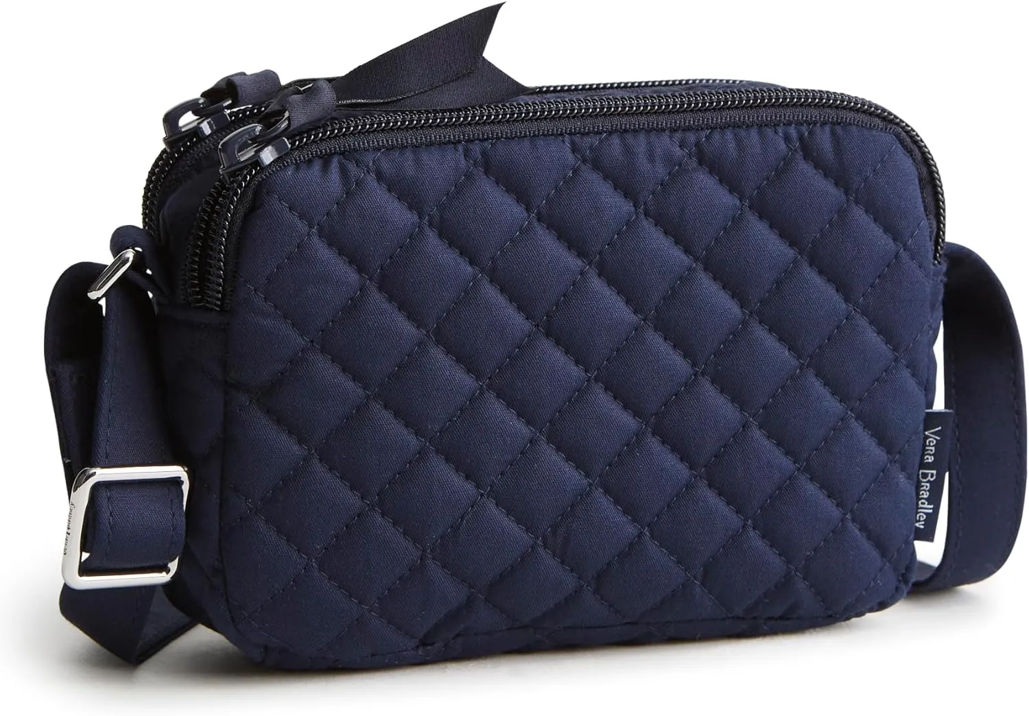 Vera Bradley Cotton RFID Small Stadium Crossbody