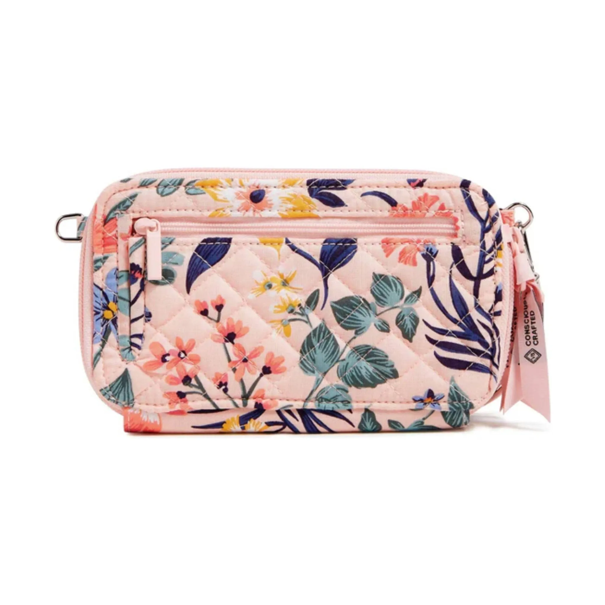 Vera Bradley RFID All in One Crossbody - Paradise Coral FINAL SALE