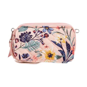 Vera Bradley RFID All in One Crossbody - Paradise Coral FINAL SALE