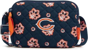 Vera Bradley Women's Cotton NFL Small Stadium Crossbody Bag (Multiple Teams Available)