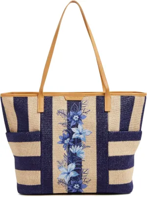 Vera Bradley Women's Straw Tote Bag