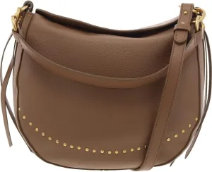 Vince Camuto Womens Noemy Pebbled Leather Crossbody Handbag