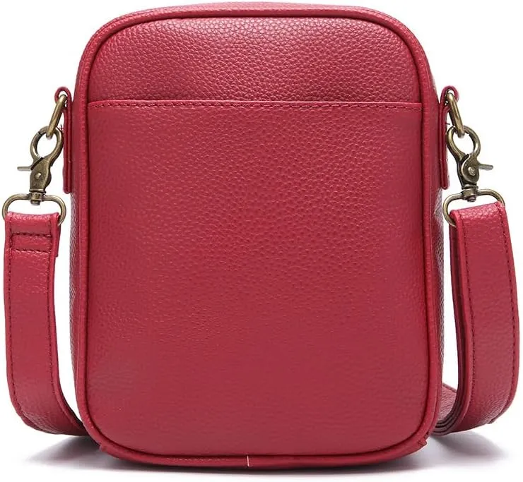 Vintage Crossbody Bags for Women, Anti Theft Purse With 10 Card Slot Messenger Shoulder Handbag Built In Wallet