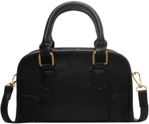 Vintage Square Bag for Women Soft Leather Shoulder Handbags Elegant Crossbody Bag