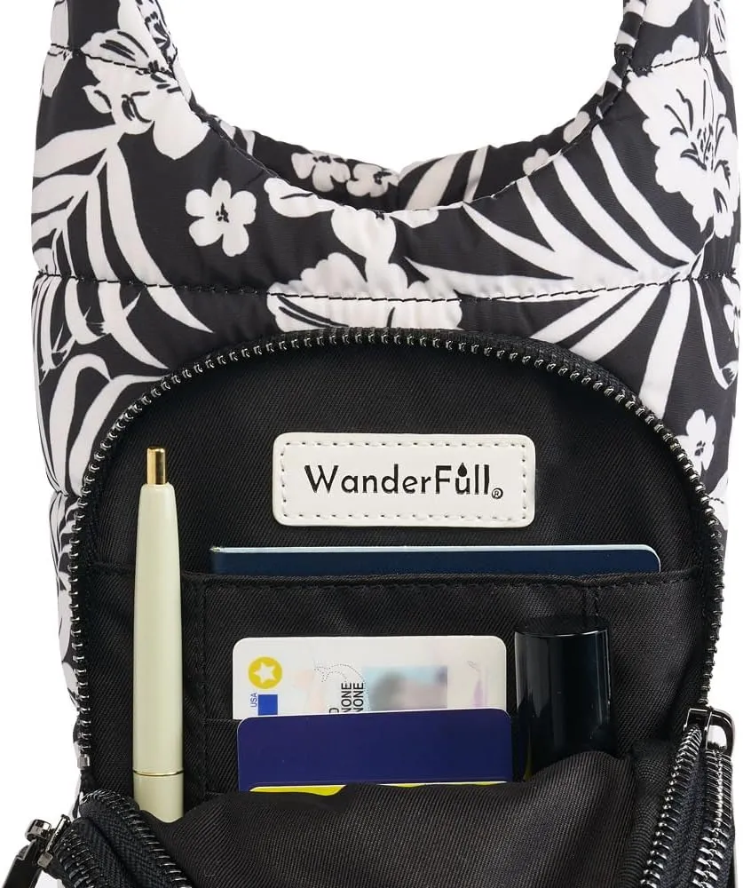 WanderFull® Original HydroBag® Collection, Water Bottle Holder w/Strap & Phone Pocket, Hands-Free Crossbody Water Bottle Bag