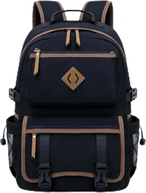 Water Resistant Daypack with Mulitiple Pockets for School Travel Outdoor College, 15-17 inch Laptop Backpack for Men and Women