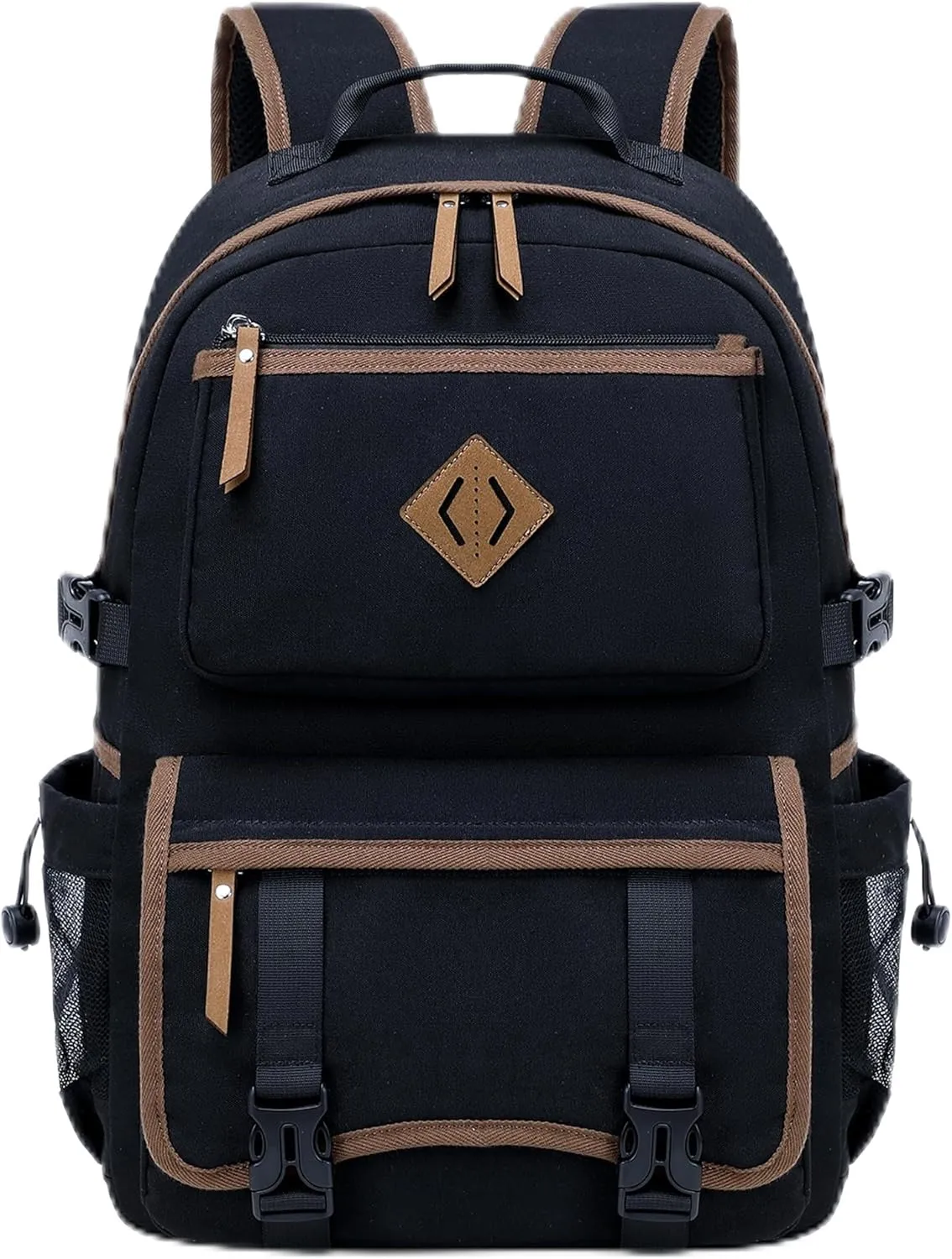 Water Resistant Daypack with Mulitiple Pockets for School Travel Outdoor College, 15-17 inch Laptop Backpack for Men and Women