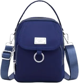 Water-Resistant Women's Crossbody Bag - Adjustable Strap, Zip Closure, Minimalist Design, Durable Polyester Lining