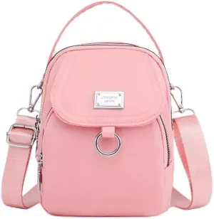 Water-Resistant Women's Crossbody Bag - Adjustable Strap, Zip Closure, Minimalist Design, Durable Polyester Lining