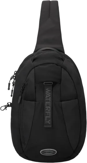 WATERFLY Small Crossbody Sling Backpack: RFID Blocking Anti Theft Sling Chest Bag Travel Shoulder Causal Daypack