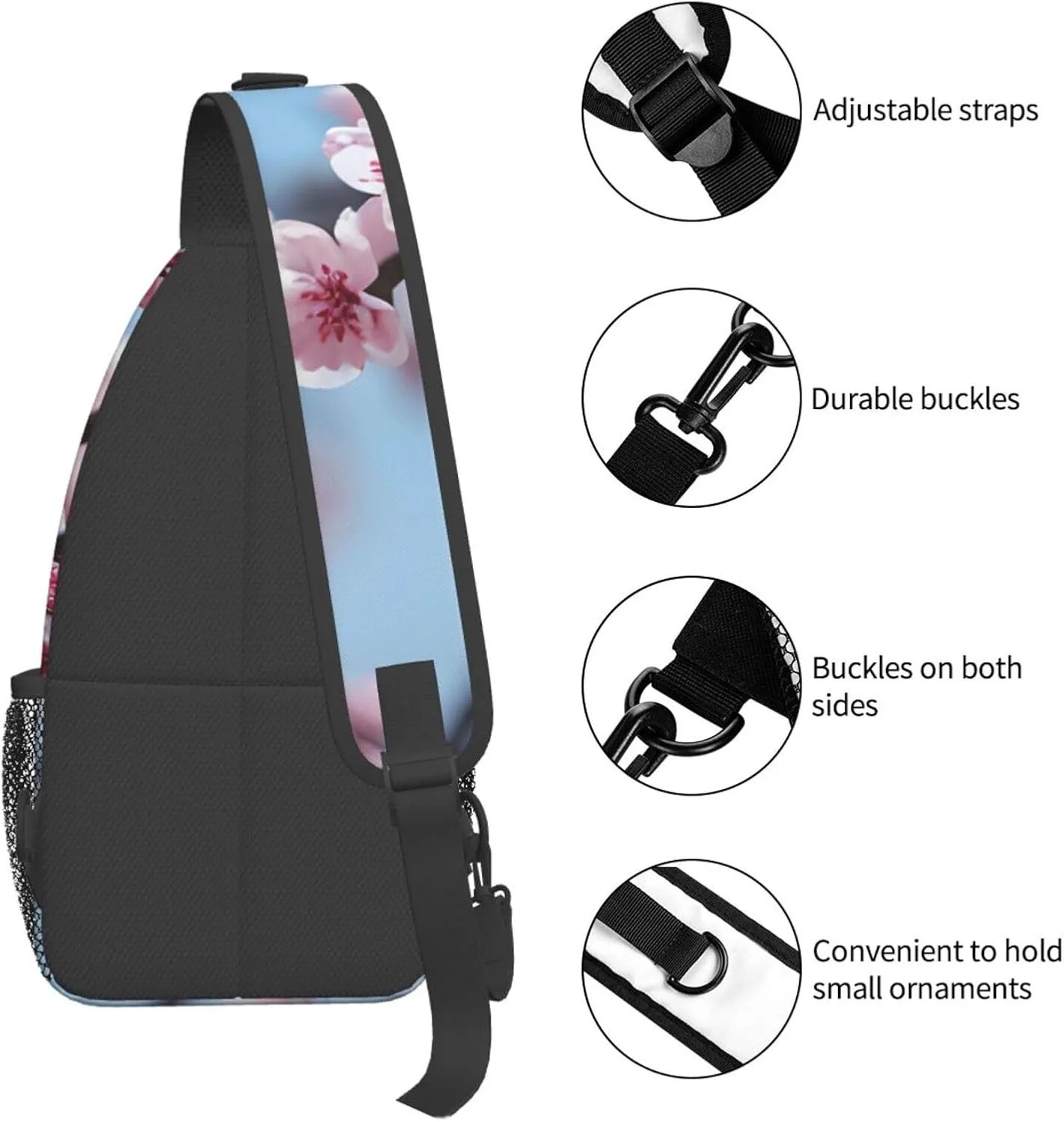 Wearing Clothes Corgi Dogs Crossbody Sling Backpack Sling Bag Travel Hiking Chest Bag Daypack For Women Men
