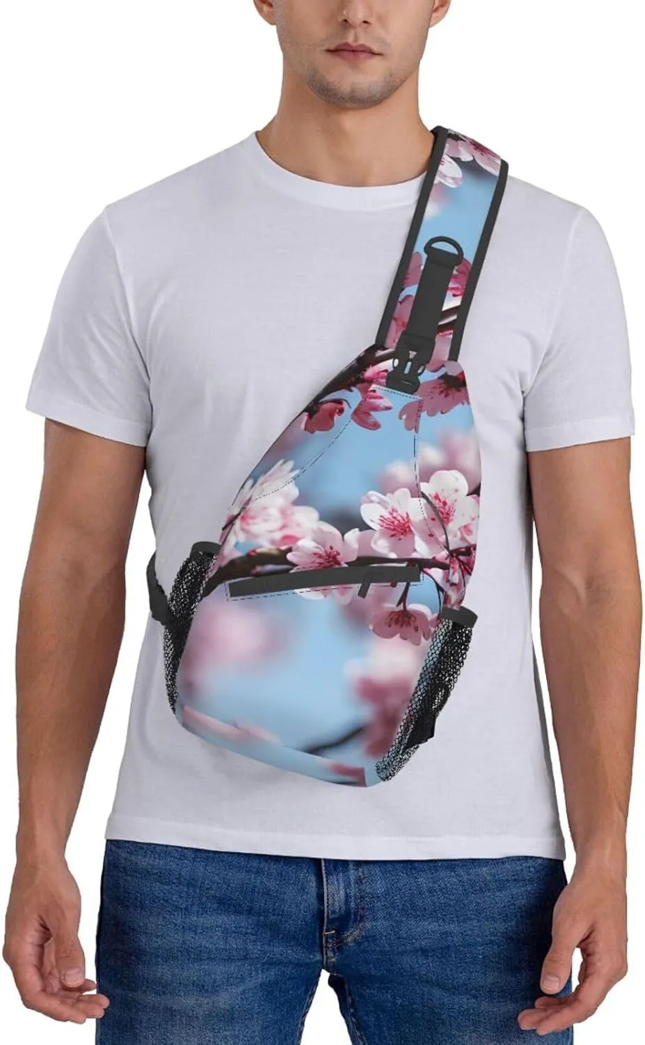 Wearing Clothes Corgi Dogs Crossbody Sling Backpack Sling Bag Travel Hiking Chest Bag Daypack For Women Men