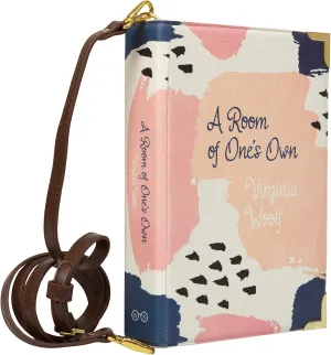 Well Read Co Crossbody Purse Handbag for Book Lovers - A Room of One’s Own, Vegan Leather, Small