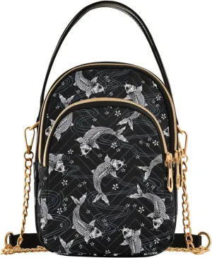 Wild Leopards Quilted Crossbody Bag Casual Crossbody Bags for Women