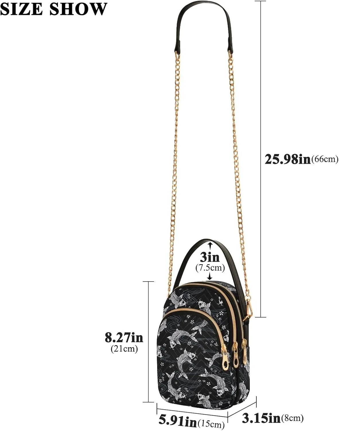Wild Leopards Quilted Crossbody Bag Casual Crossbody Bags for Women