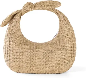 Women Straw Clutch Purse Handbag Summer Elegant Vacation Style Shoulder Bag Crossbody Bag