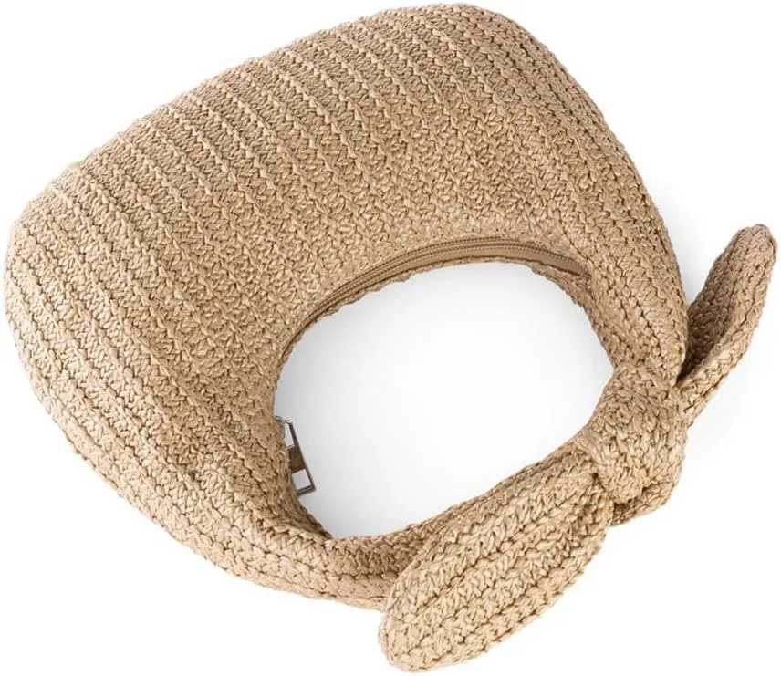 Women Straw Clutch Purse Handbag Summer Elegant Vacation Style Shoulder Bag Crossbody Bag
